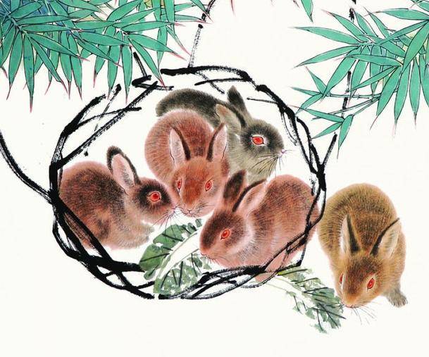 圪打生肖，兔—友爱与团结的象征