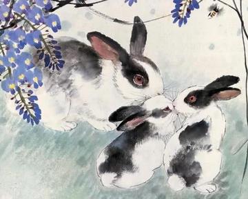 春光明媚中的生肖奥秘，兔的优雅与生机