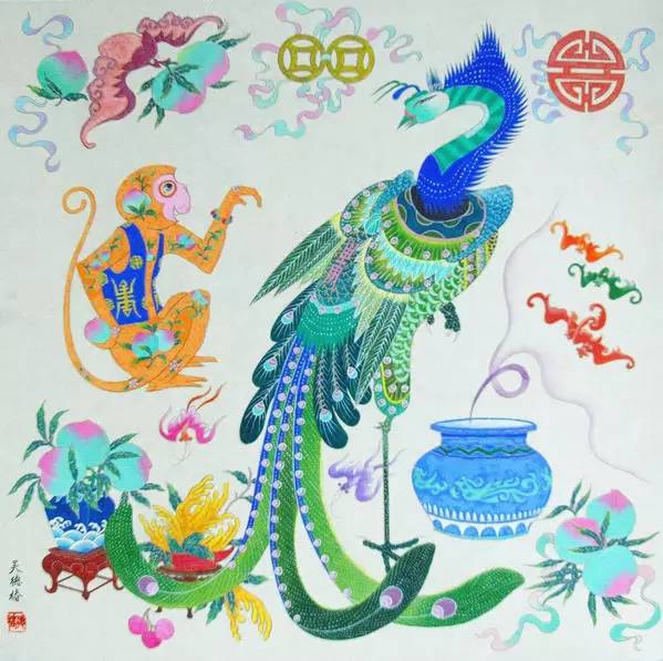 凤戏牡丹，生肖中的智慧与战略运用